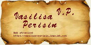 Vasilisa Perišin vizit kartica
